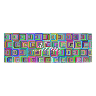 Groovy Psychedelic Hippie-Stil Thunder_Cove Namenschild