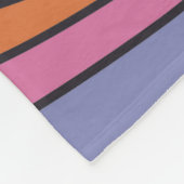 Groovy Psychedelic Mushroom 60er Hippie Retro Fleecedecke (Ecke)