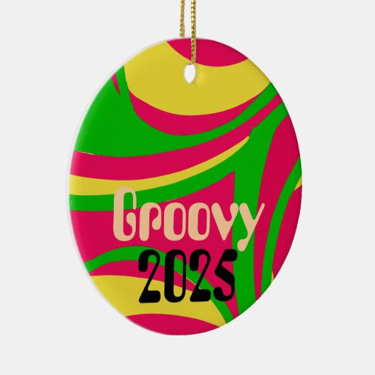 Groovy Psychedelic Ornament (Rechts)