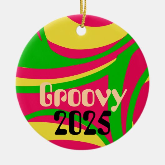 Groovy Psychedelic Ornament (Vorne)