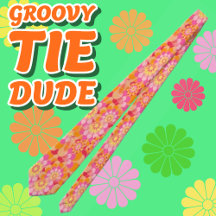 Groovy Psychedelic Pink Orange Hippy Blume