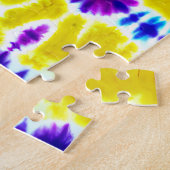 Groovy Psychedelic Spiral Gefärbte Krawatte Batik Puzzle (Seite)