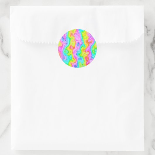 Groovy Psychedelic Stickers (Tasche)