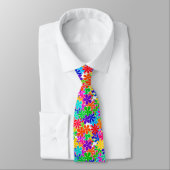 Groovy psychedelische Blumen Krawatte (Gebunden)