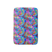 groovy psychedelische Liebe des Hippie Badematte (Vorderseite Vertikal)