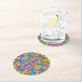 Groovy psychedelische Symmetrie Untersetzer (Vor Ort)