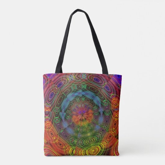 Groovy psychedelische Taschentasche Tasche (Rückseite)