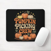 Groovy Pumpkin Cking Crew Matching Family Autumn F Mousepad (Mit Mouse)