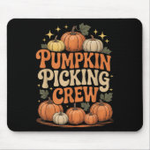 Groovy Pumpkin Cking Crew Matching Family Autumn F Mousepad (Vorne)