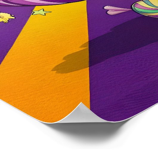 Groovy Pumpkin Fiesta Poster (Ecke)