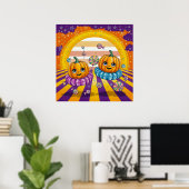 Groovy Pumpkin Fiesta Poster (Heimbüro)