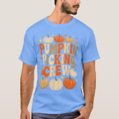 Groovy Pumpkin Picking Crew Matching Familyee Autu T-Shirt (Vorderseite)