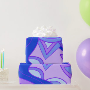 Groovy Purples Geschenkpapier