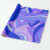 Groovy Purples Geschenkpapier (Ungerollt)