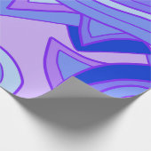 Groovy Purples Geschenkpapier (Ecke)