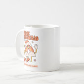 Groovy Rainbow Christmas - Sei hell und fröhlich Kaffeetasse (Vorderseite Links)
