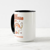 Groovy Rainbow Christmas - Sei hell und fröhlich Tasse (Vorderseite Links)