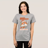 Groovy Rainbow Christmas - Sei hell und fröhlich Tri-Blend Shirt (Vorderseite voll)