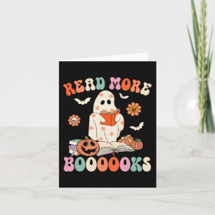 Groovy Read more Bücher Niedlich Ghost Boo Funny H Karte