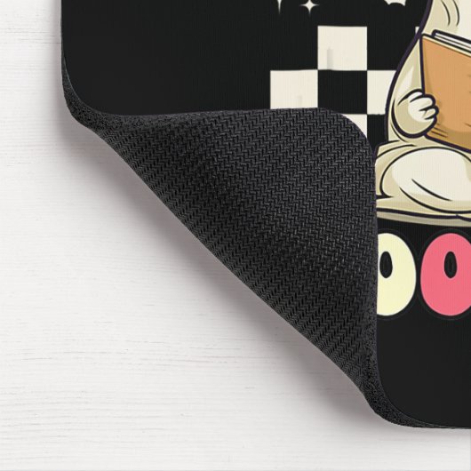 Groovy Read more Bücher Niedlich Ghost Boo Funny H Mousepad (Ecke)