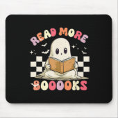 Groovy Read more Bücher Niedlich Ghost Boo Funny H Mousepad (Vorne)