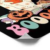 Groovy Read more Bücher Niedlich Ghost Boo Funny H Poster (Ecke)