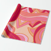 Groovy Reds Geschenkpapier (Ungerollt)