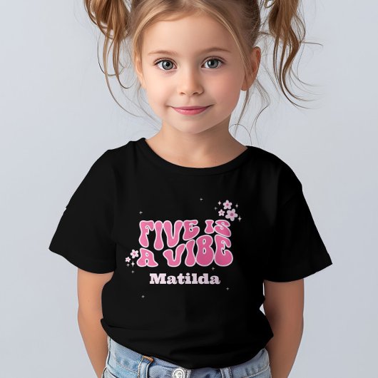 Groovy Regenbogen 5 ist ein vibe 60er Jahre Retro  T-Shirt