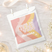 Groovy Regenbogen 5 ist eine vibe 60er Jahre Retro Geschenktütchen (Ausgeschnitten)