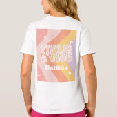 Groovy Regenbogen 5 ist eine vibe 60er Jahre Retro T-Shirt (Rückseite)