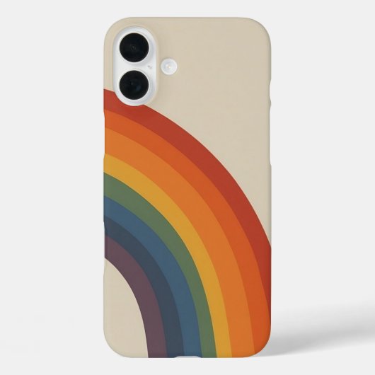 Groovy - Regenbogen-70er im Stil der 70er Jahre Case-Mate iPhone Hülle (Rückseite)