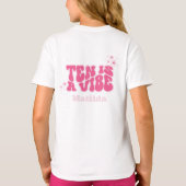 Groovy Regenbogen zehn ist ein vibe 60er Jahre Ret T-Shirt (Rückseite)