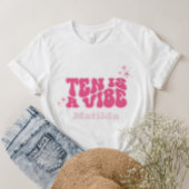 Groovy Regenbogen zehn ist ein vibe 60er Jahre Ret T-Shirt