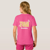 Groovy Regenbogen zehn ist eine vibe 60er Jahre Re T-Shirt (Schwarz voll)