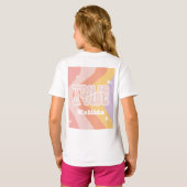 Groovy Regenbogen zehn ist eine vibe 60er Jahre Re T-Shirt (Schwarz voll)