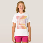 Groovy Regenbogen zehn ist eine vibe 60er Jahre Re T-Shirt (Vorne ganz)