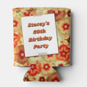 Groovy Retro 50. 60. Geburtstag Vintages Foto Dosenkühler (Rückseite)