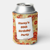 Groovy Retro 50. 60. Geburtstag Vintages Foto Dosenkühler (Kanne Rückseite)