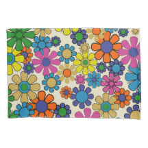 Groovy Retro 60er 70er Blume Blumenmuster