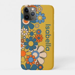 Groovy Retro 60er 70er Blume Personalisiert Case-Mate iPhone Hülle