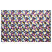 Groovy Retro 60er Hippie Pattern Stoff (Fat Quarter (45,7 x 55,9 cm))