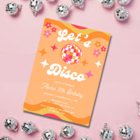 Groovy Retro 70er Disco jeden Geburtstag