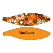 Groovy Retro 70er Personalisiert für ihre Bloral Mini Basketball (Panele)