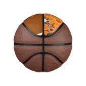 Groovy Retro 70er Personalisiert für ihre Bloral Mini Basketball (Rechts)