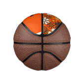 Groovy Retro 70er Personalisiert für ihre Bloral Mini Basketball (Rechts)