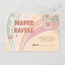 Groovy Retro 70er | Rainbow Diaper Raffle