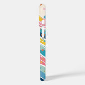 Groovy Retro 70er Wavy Abstrakt Case-Mate iPhone Hülle (Rückseite / Links)
