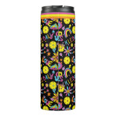 Groovy, Retro 90er, schwarz Thermosbecher (Rückseite)