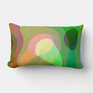 Groovy Retro Abstrakt Art 710 Lendenkissen