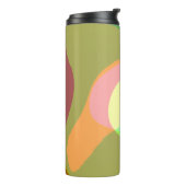 Groovy Retro Abstrakt Art 710 Thermosbecher (Nach links gedreht)